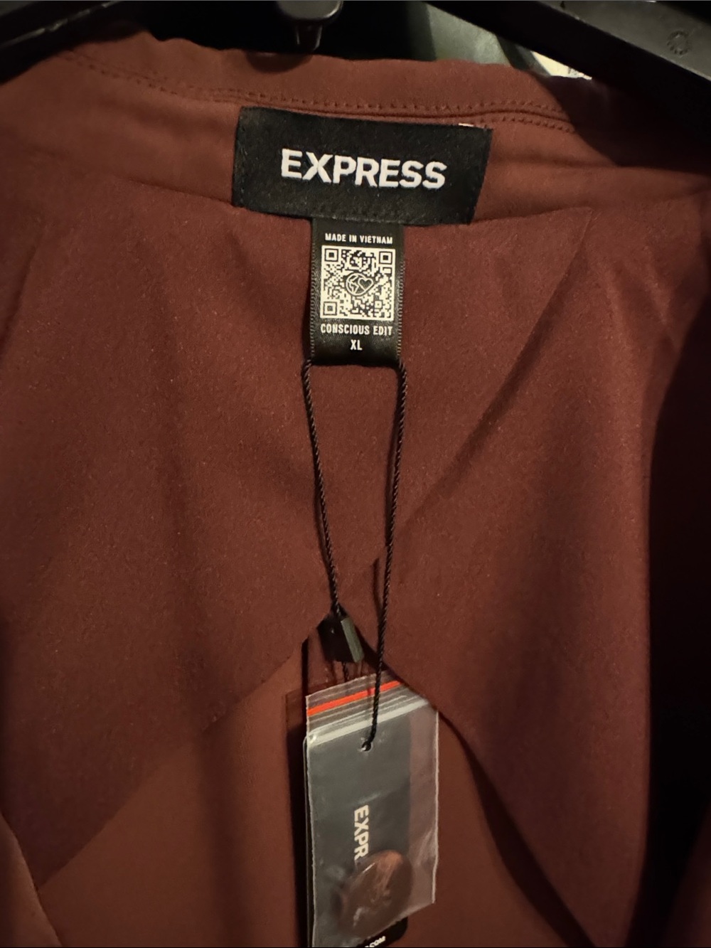 Express Women's Single-Button Blazer - Chestnut Brown - Picture 2 of 4